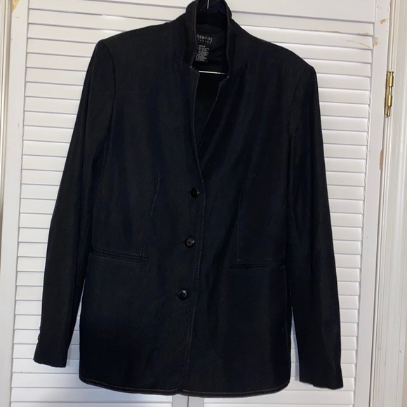 Other - George Single Breasted Design with Two Button Front Closure Black Jacket Size M